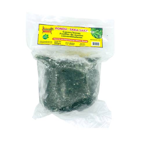Pondu (Cassave leaves, saka saka, or manioc leaves)500GR