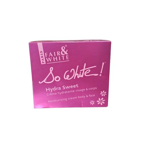 *So White! F&W Hydra Sweet Moisturizing Cream Jar 400 ml.